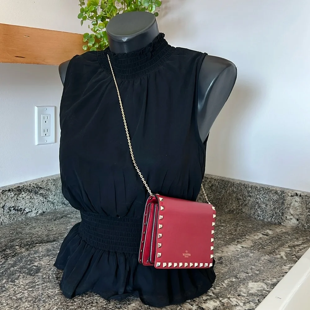 N/A red calfskin